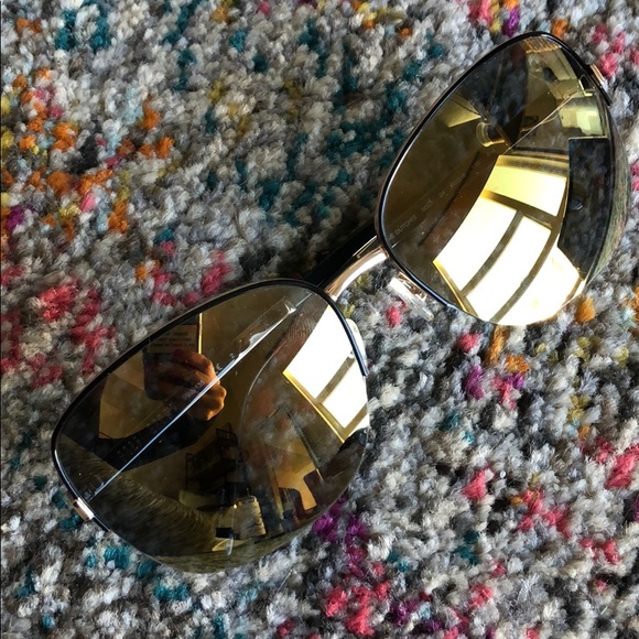 Bobbi Brown Gold Square Sunglasses main image 4